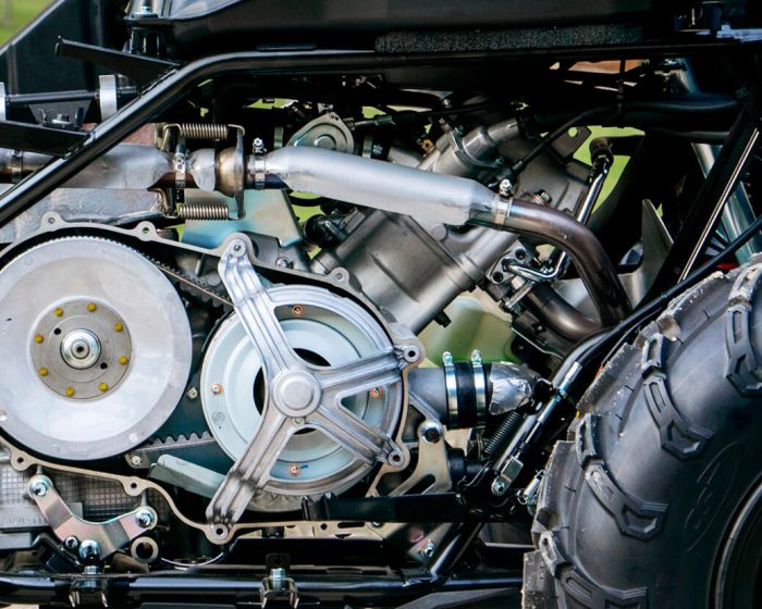 Motor EFI de 421 cc da Yamaha